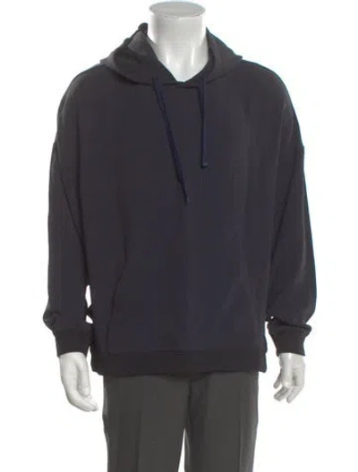 Pre-owned Etro Crew Neck Long Sleeve Hoodie In Gray