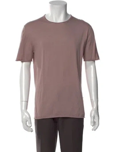 Pre-owned Etro Crew Neck Short Sleeve Pullover W/ Tags In Pink