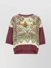 Etro Women Plum Cotton Blend Sweater