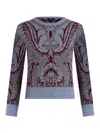 Etro Floral Jacquard-knit Wool Jacket In Multicolor