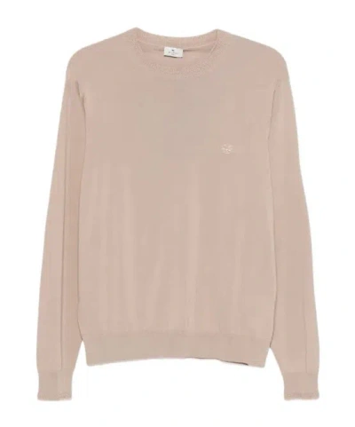 Etro Crew-neck Sweater In Neutral