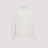 Etro Cashmere Knitted Crewneck Sweater With Long Sleeves In White