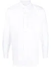 Etro Crisp White Long Sleeve Button-down Shirt In Gray