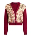 Etro Cropped Cardigan With Printed Insert