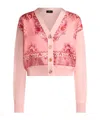 Etro Cropped Cardigan Aus Strickstoff Mit Druck