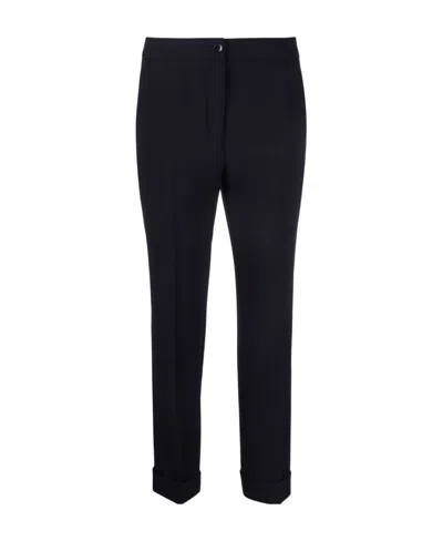 Etro Cropped Tailored Trousers In Black