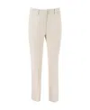 Etro Cropped Tailored Trousers In White