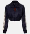 Etro Cropped Track Jacket In Multi