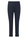 Etro Draped Trousers In Blue