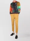Etro Cropped Trousers With Side And Back Pockets
