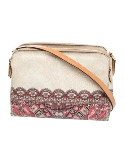 Pre-owned Etro Crossbody Bag In Neutral