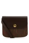 Etro Multicolor Canvas And Leather Large Essential Crossbody Bag
