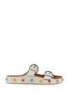 Etro Strappy Gemstone Sandals With Slip-on Style