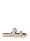 Etro Strappy Gemstone Sandals With Slip-on Style
