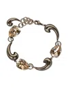 Etro Crystal-embellished Bracelet In Metallic