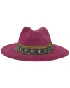 Etro Crystal-embellished Fedora Hat (authentic Pre-loved) In Brown