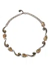 Etro Crystal-embellished Necklace In Gold