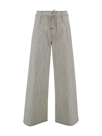 ETRO CULOTTES JEANS WITH PAISLEY MEDALLION BELT