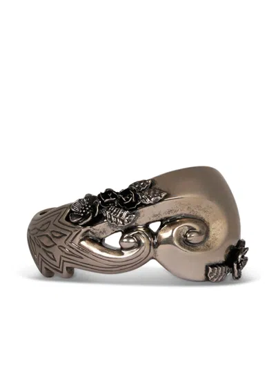 Etro Curly Bangle Bracelet In Silver