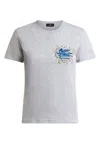 Etro T-shirts And Polos In Gray