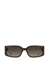 Etro Cut-out Rectangular Sunglasses In Brown