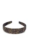 Etro Damask Headband In Yellow
