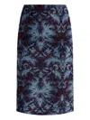 Etro Damask-pattern Velvet Midi Skirt