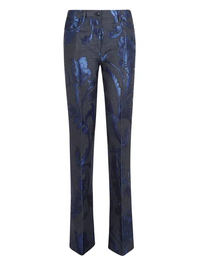 ETRO DAMASK-PRINT JEANS