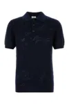 Etro Men's Dark Cotton Polo Shirt In B3895