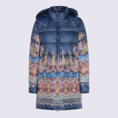 Etro Dark Blue Down Jacket