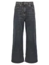 Etro Stretch Denim Baggy Fit Jeans In Dark Blue