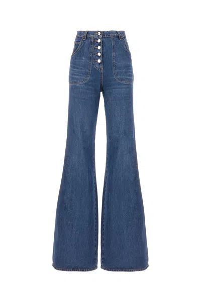 Etro Boootcut Jeans In Light Wash