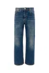 Etro Denim Trousers With Stonewashed Cotton Blend In 0250