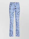 Etro Denim Jeans With Printed Bandana And Paisley