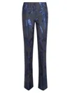 Etro Belt Loop Track Pants In Blue