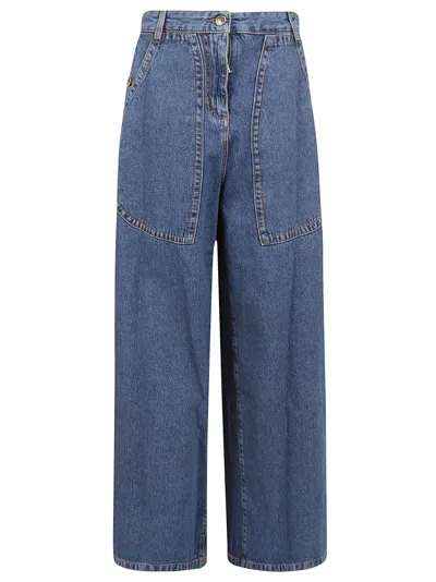 Etro Denim Jeans Woman In Variante Abbinata