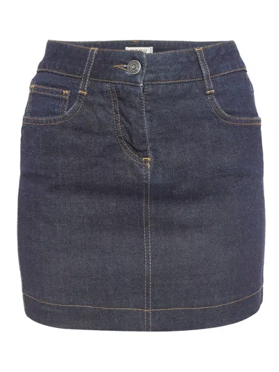 Pre-owned Etro Denim Miniskirt