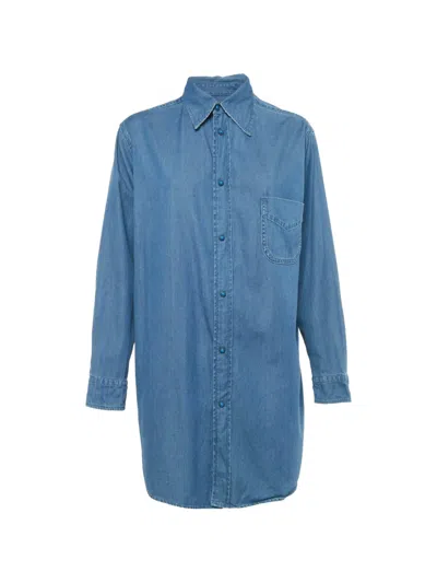 Pre-owned Etro Denim Shirt In Blue