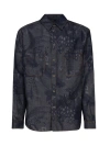 Etro Men's Paisley Pattern Shirt In Blue