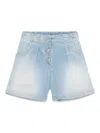 Etro Denim Shorts In Blue