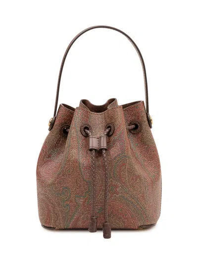 Etro Designer Handbag In Marrone