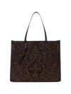 Etro Devore' Shopping Bag In Multi