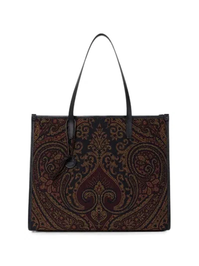 Etro Devore' Shopping Bag In Multi
