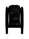 Etro Jacquard-pullover Mit Cut-out-detail Und Paisley-motiv In Black