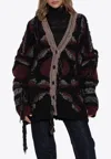 Etro Women Fringed Oversized Cardigan In Multi
