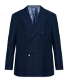 Etro Double-breasted Blazer In Black