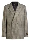 Etro Double-breasted Blazer In Multi