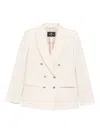 Etro Double-breasted Blazer In Neutral