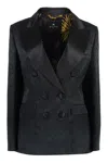 ETRO DOUBLE-BREASTED JACQUARD JACKET FOR WOMEN