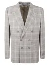 Etro Double-breasted Tartan Blazer